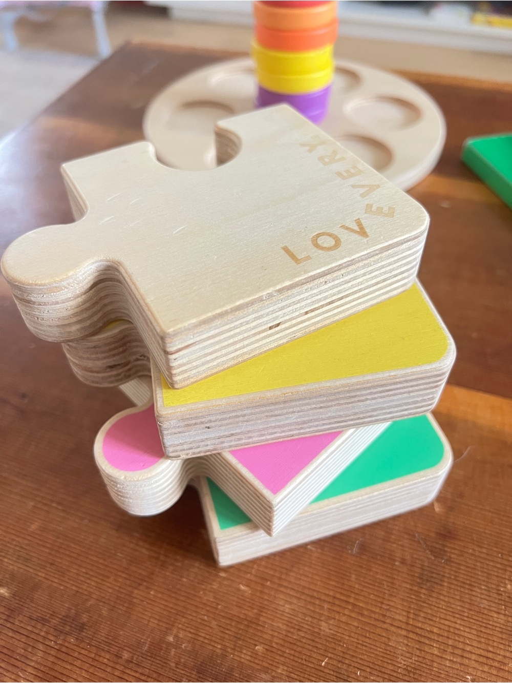 Lovevery wooden puzzle